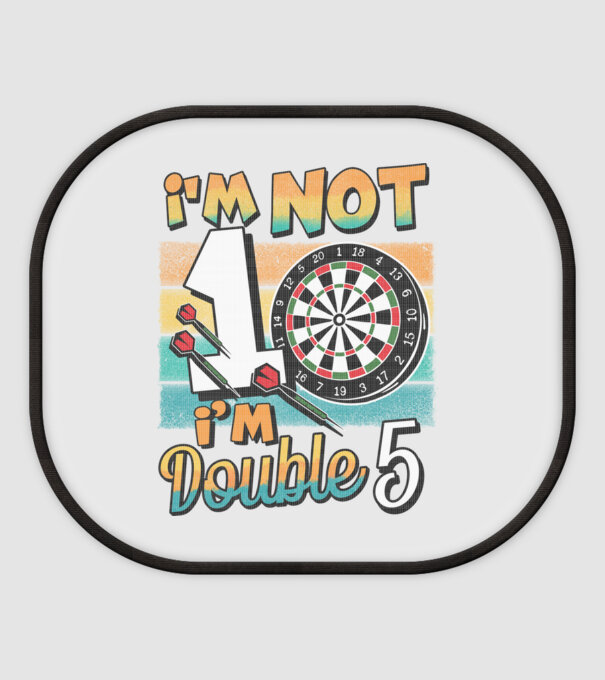 Darts Birthday 10 years old model alb pe tricou