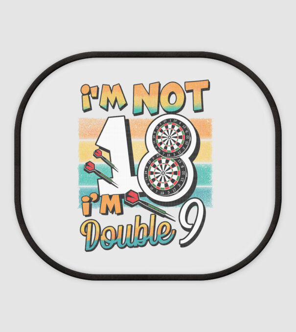 Darts Birthday 18 years old model alb pe tricou