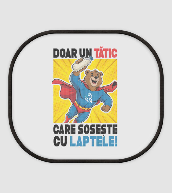 Doar un Tătic Care sosește cu laptele model alb pe tricou