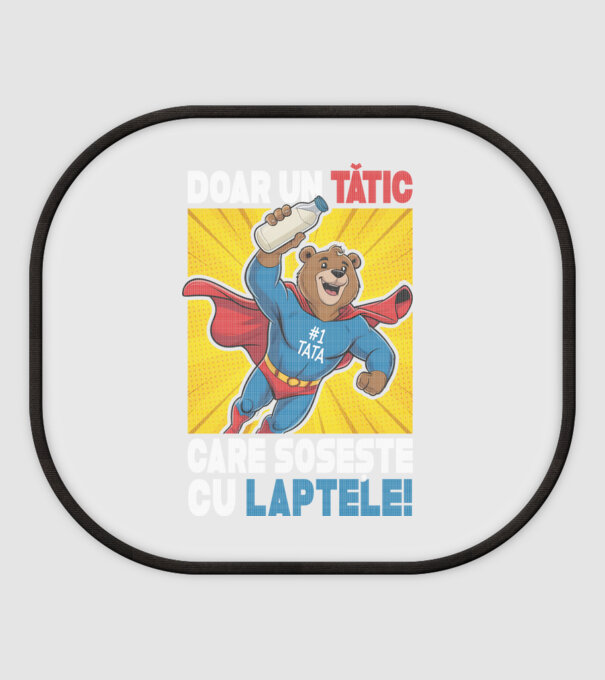 Doar un Tătic Care sosește cu laptele model alb pe tricou