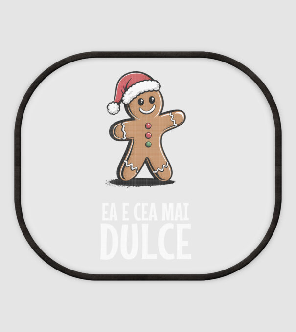 Ea e cea mai dulce Negru model alb pe tricou