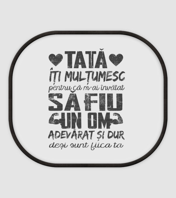 fiică crescută ca fiu Alb model alb pe tricou