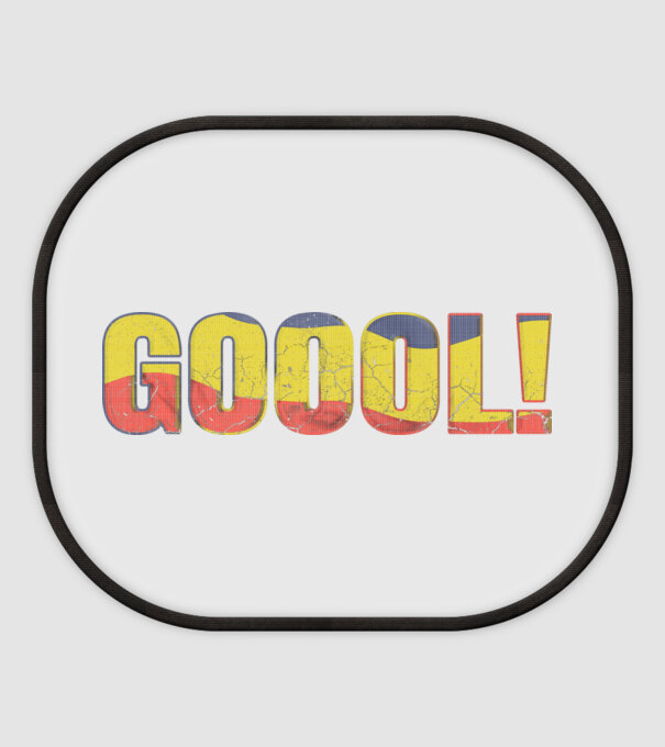 GOOOL model alb pe tricou