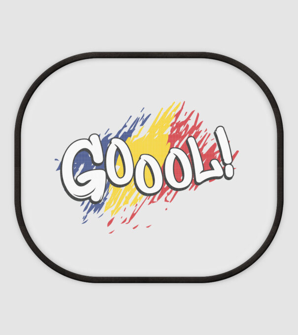 GOOOL model alb pe tricou