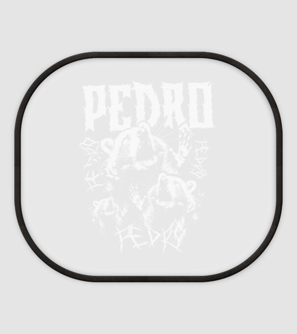 Heavy Metal pedro model alb pe tricou