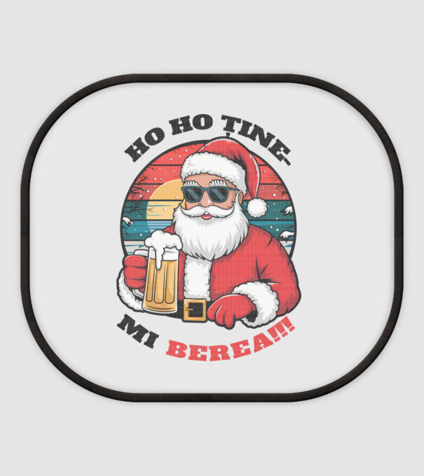Ho ho ține mi berea! alb model alb pe tricou
