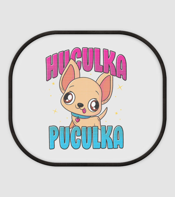 Huculka Puculka chivava model alb pe tricou