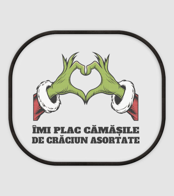 Îmi plac cămășile de crăciun asortate alb model alb pe tricou