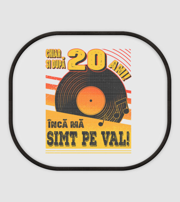 Încă mă simt pe val! 20 model alb pe tricou