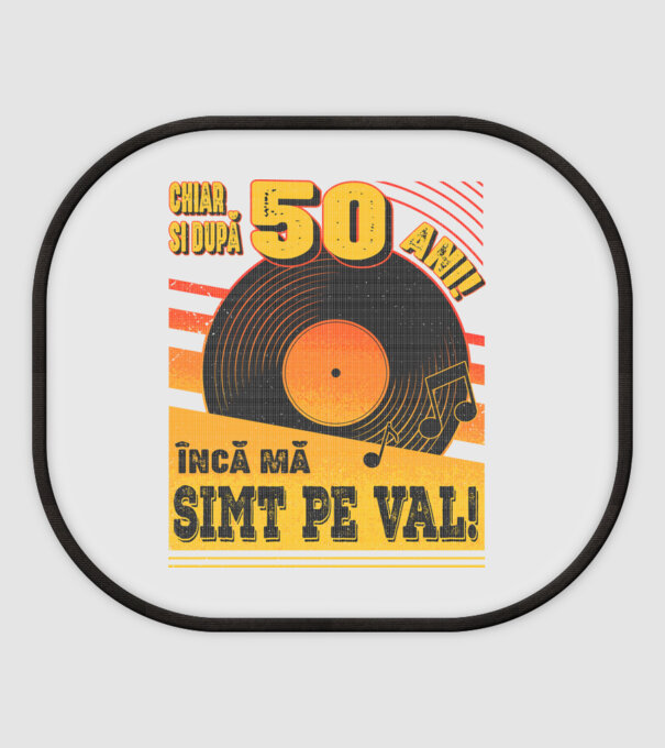 Încă mă simt pe val! 50 model alb pe tricou