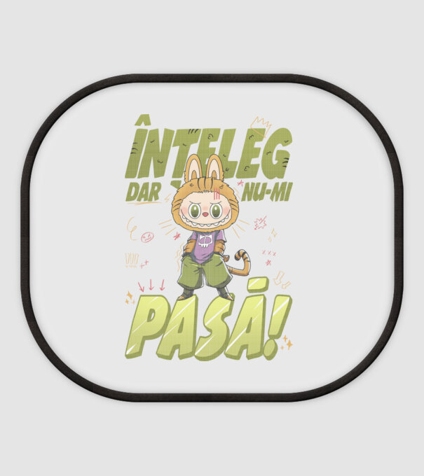 Înțeleg dar nu-mi pasă! model alb pe tricou
