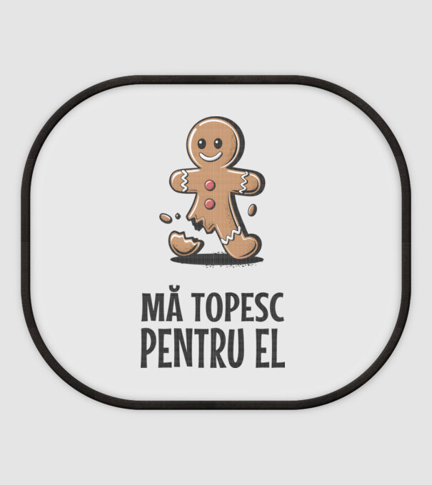 Mă topesc pentru el alb model alb pe tricou