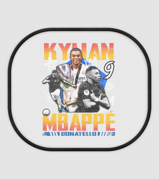 Mbappé tribute model alb pe tricou