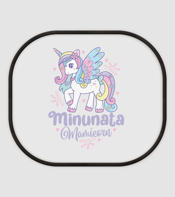 Minunata Mamicorn model alb pe tricou