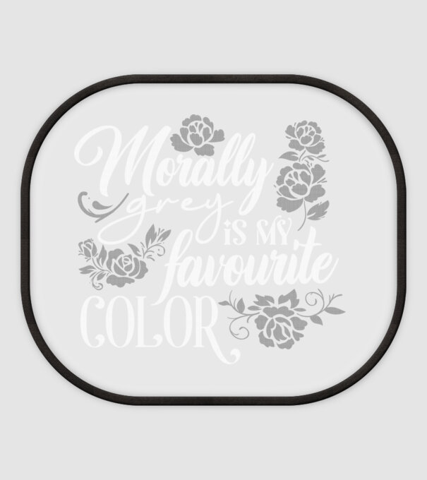 Moraly Gray is my favorite color model alb pe tricou
