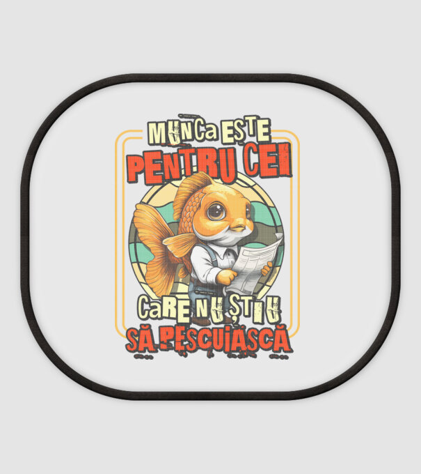 Munca este pentru cei care nu știu să pescuiască model alb pe tricou