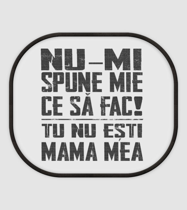 ne-mondd-meg-mit-csinaljak-ANYA-FEKETE-RO model alb pe tricou