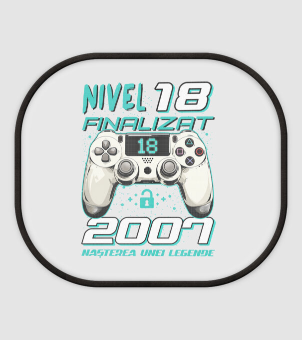Nivel finalizat 18 2007 model alb pe tricou