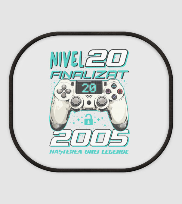 Nivel finalizat 20 2005 model alb pe tricou