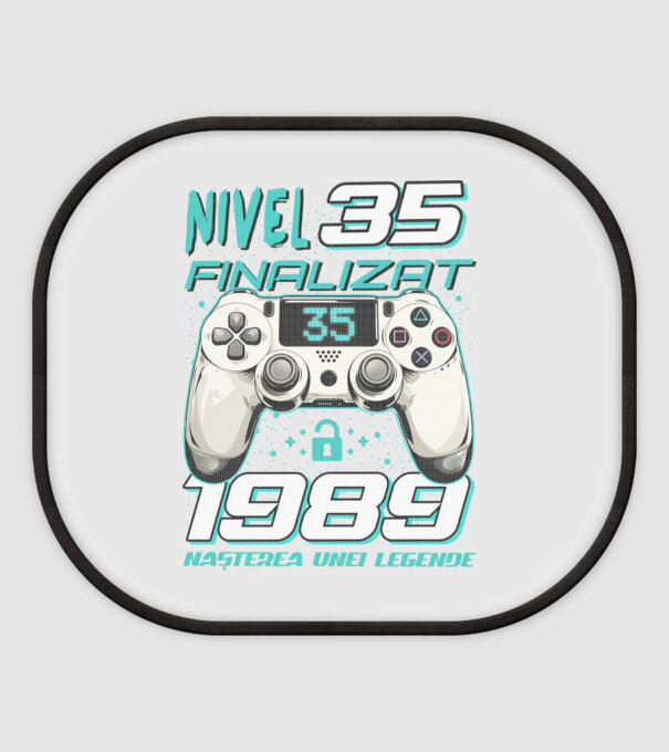 Nivel finalizat 35 1990 model alb pe tricou