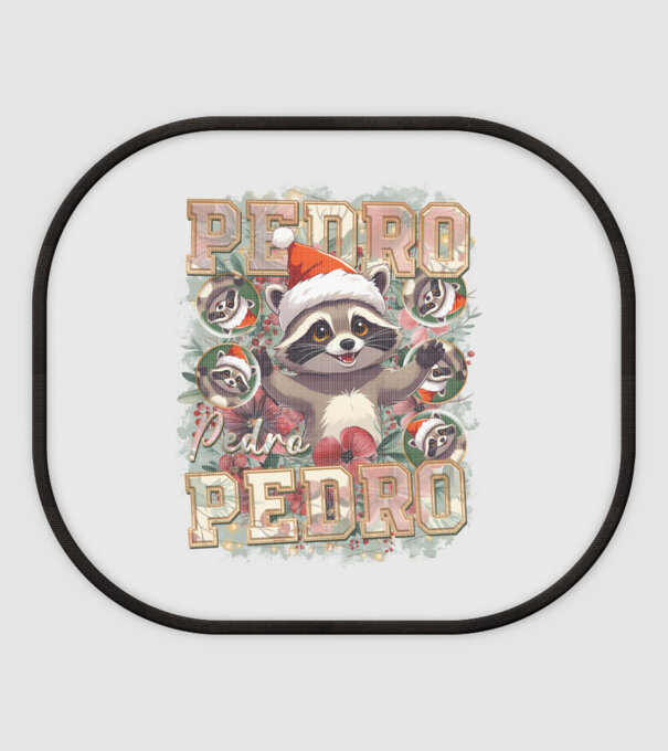Pedro pedro flower xmas model alb pe tricou