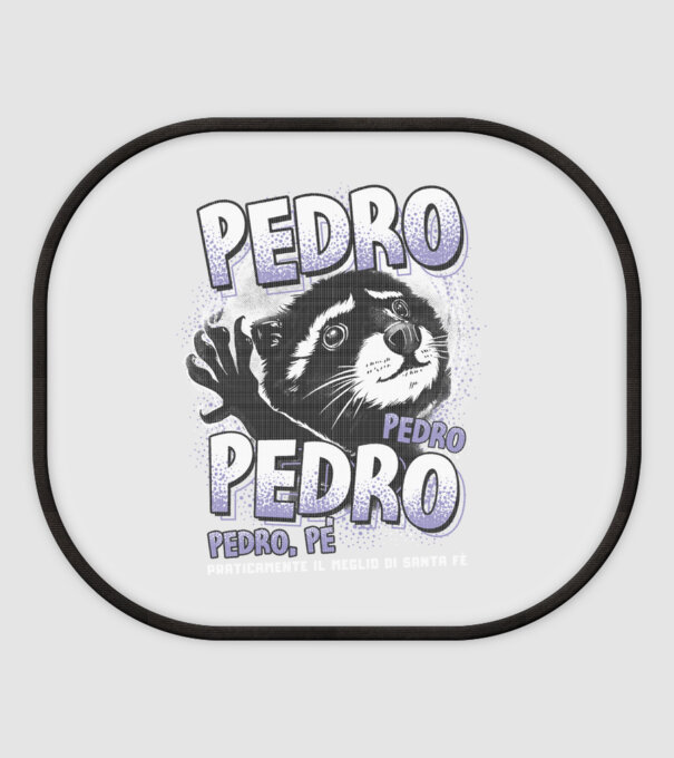 PEDRO PEDRO PEDRO model alb pe tricou