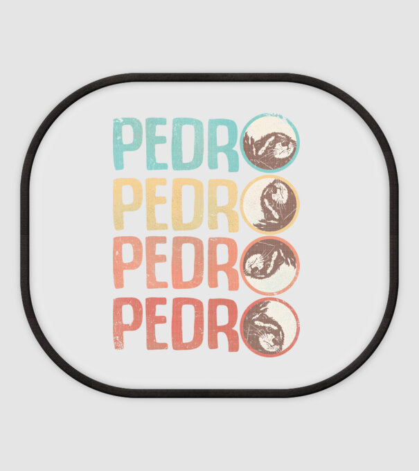 Pedro Pedro retro model alb pe tricou