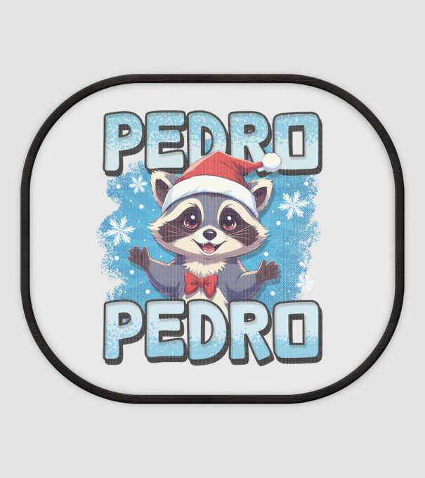 Pedro pedro retro xmas model alb pe tricou