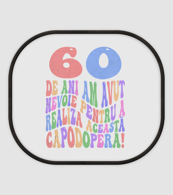 Realiza această capodoperă 60 model alb pe tricou