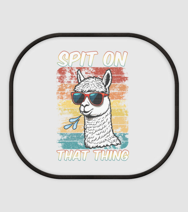Spit on that thing llama rainbow Hawk Tuah model alb pe tricou
