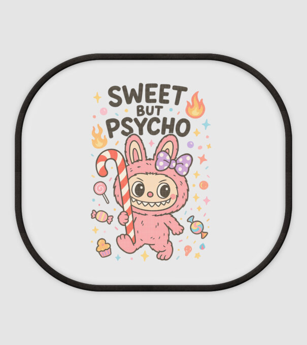 Sweet but psycho model alb pe tricou