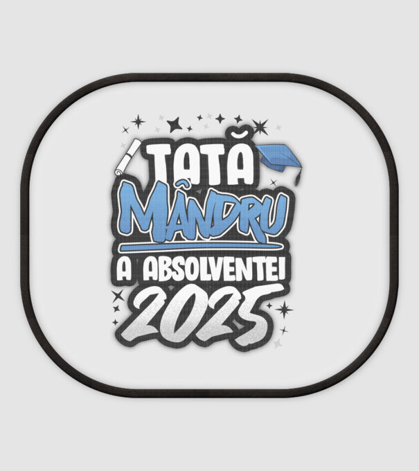 Tată MÂNDRU a absolventei model alb pe tricou
