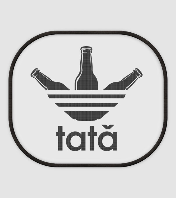 Tatadidas model alb pe tricou