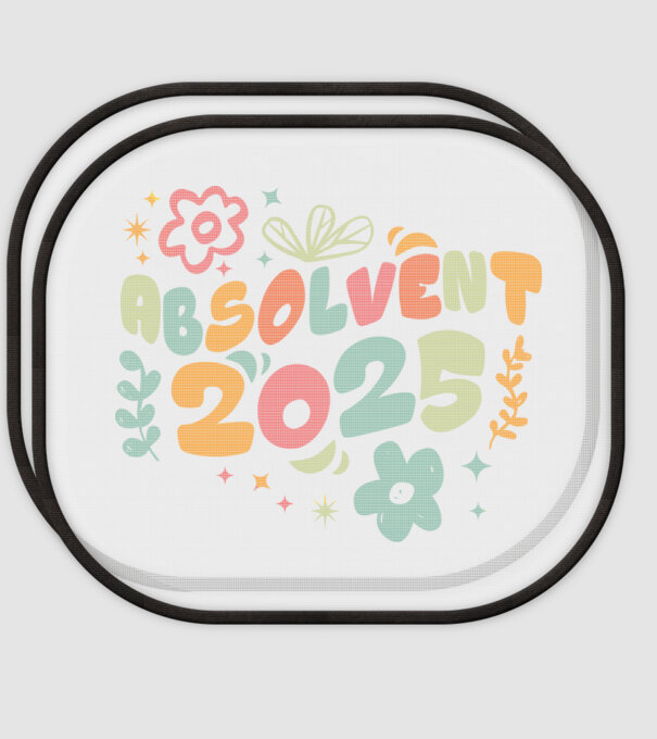 Absolventa 2025 model alb pe tricou