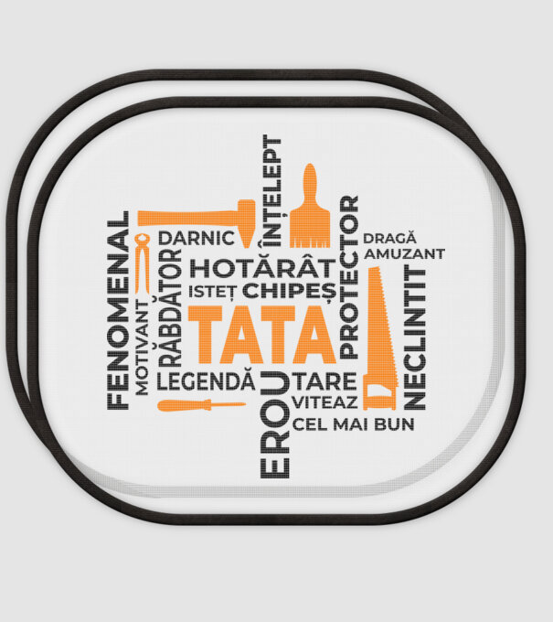 Acronimele tatălui model alb pe tricou