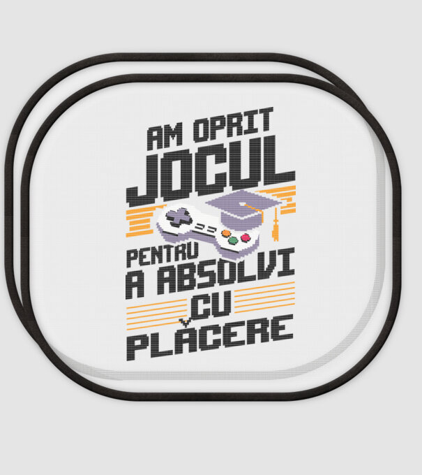 Am oprit jocul absolvent alb model alb pe tricou
