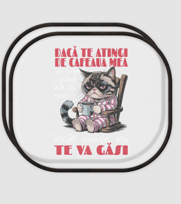 atinge cafeaua mea și nici măcar Google nu te va găsi Negru model alb pe tricou