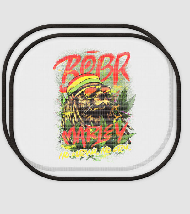 BÓBR MARLEY model alb pe tricou
