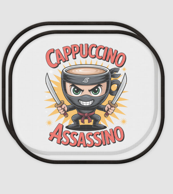 Cappuccino Assasino model alb pe tricou