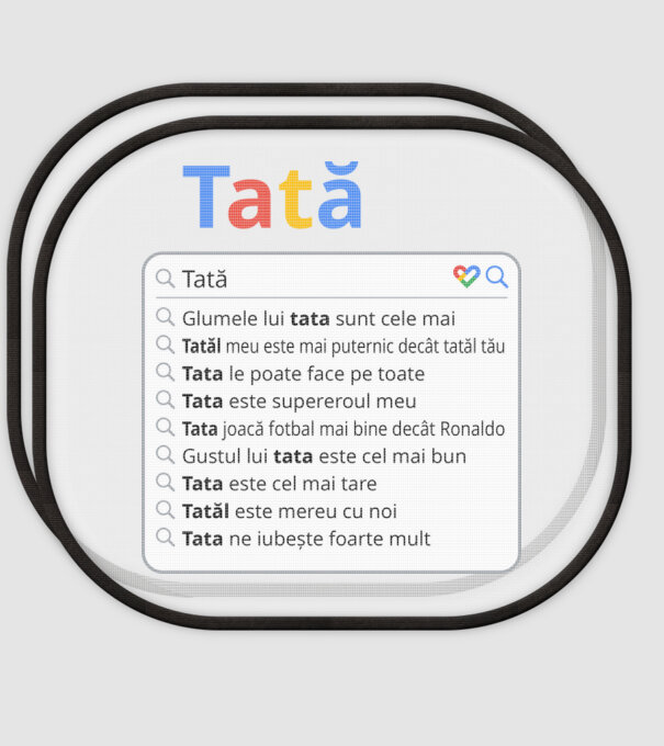 căutare Google Tată model alb pe tricou
