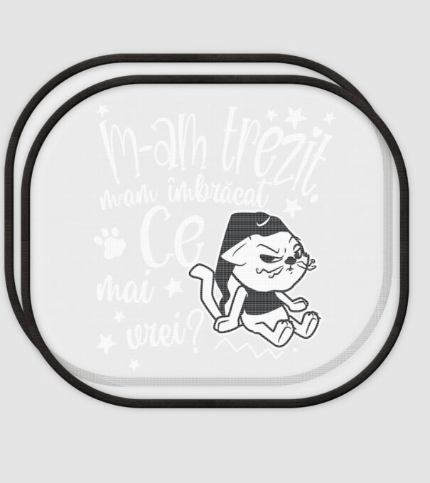 Ce mai vrei? model alb pe tricou