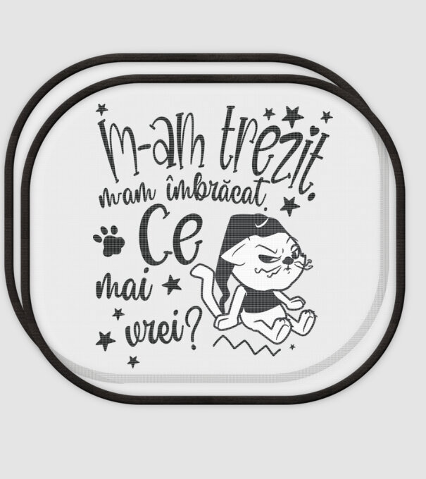 Ce mai vrei? model alb pe tricou