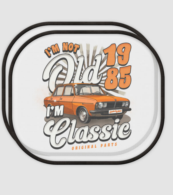DACIA 1985 model alb pe tricou