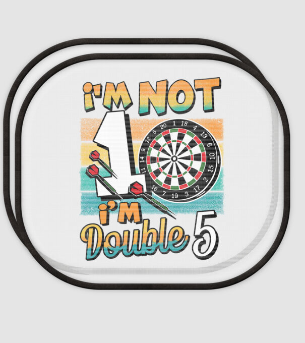 Darts Birthday 10 years old model alb pe tricou