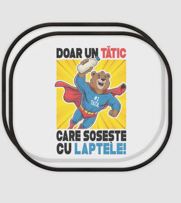 Doar un Tătic Care sosește cu laptele model alb pe tricou