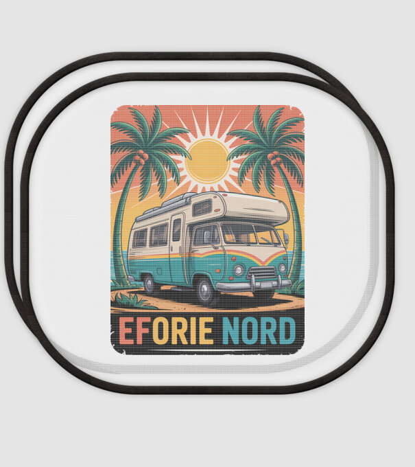 Eforie Nord model alb pe tricou
