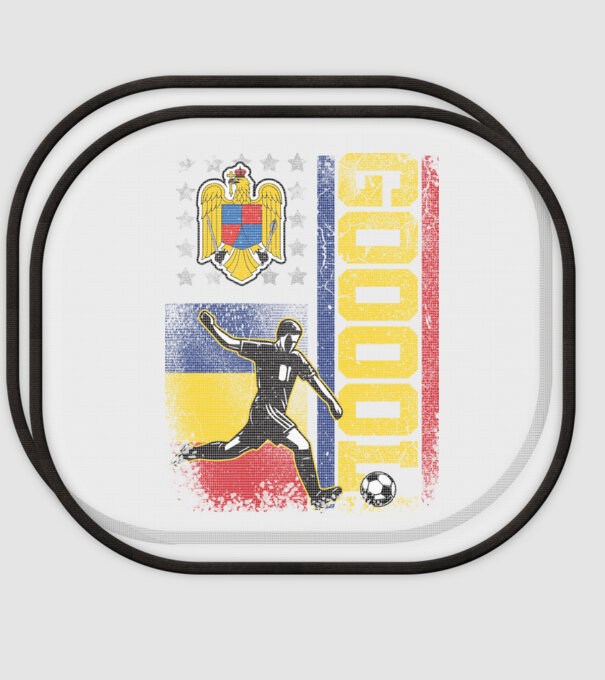GOOOL model alb pe tricou