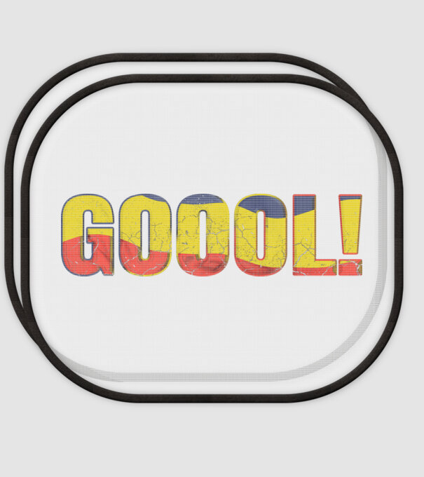 GOOOL model alb pe tricou