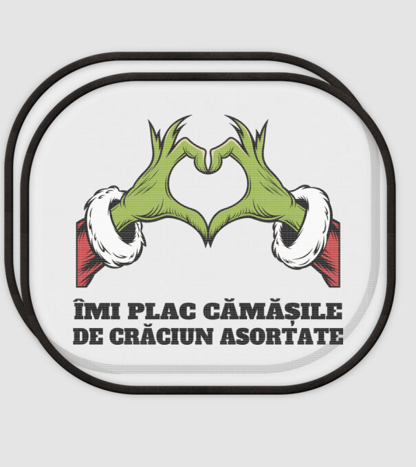 Îmi plac cămășile de crăciun asortate alb model alb pe tricou