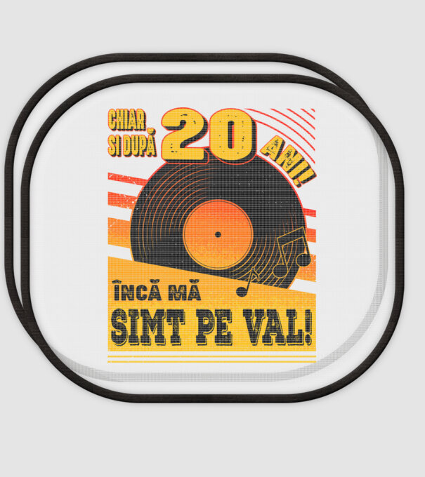 Încă mă simt pe val! 20 model alb pe tricou